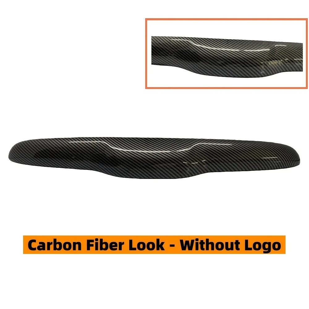 Carbon-Look / Glänzend schwarze Heckklappen-Griffabdeckung für Fiat 500 2008-23 Abarth 595 2012-2023 Abarth 695 2010-23 – Detail 6