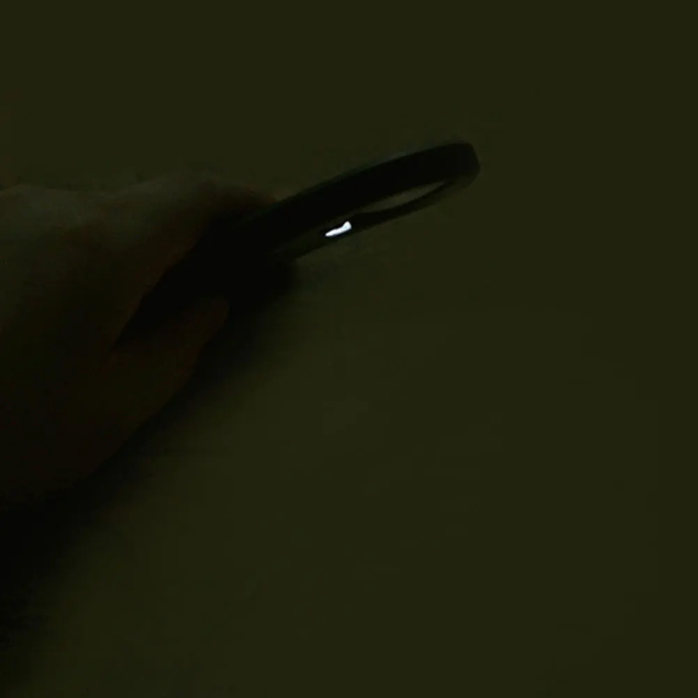 

LED Magnifying Glass with Light Handheld Mini Lens Pocket Text Reading Black ABS Durable Portable Seniors Books Jewelry