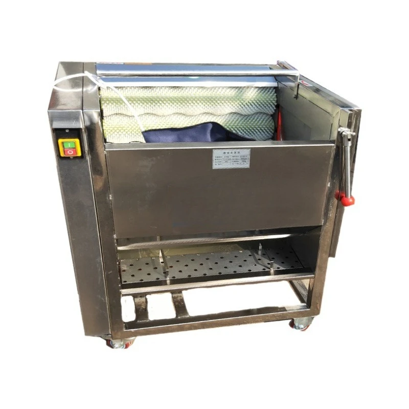

Large commercial, electric, potato radish sweet potato cleaning and peeling machine
