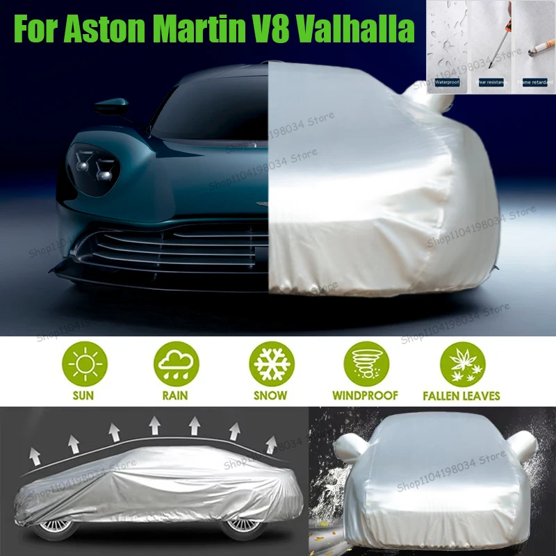 For Aston Marti Valhalla Anti snow Anti dust Sunscreen Anti-uv Anti peeling paint And Anti Rainwater 210t car cover Car cover