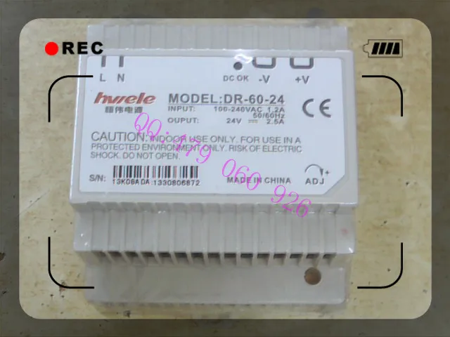 [ZOB] RONGLAN guide rail switching power supply 24V2.5A DR-60-24 60W