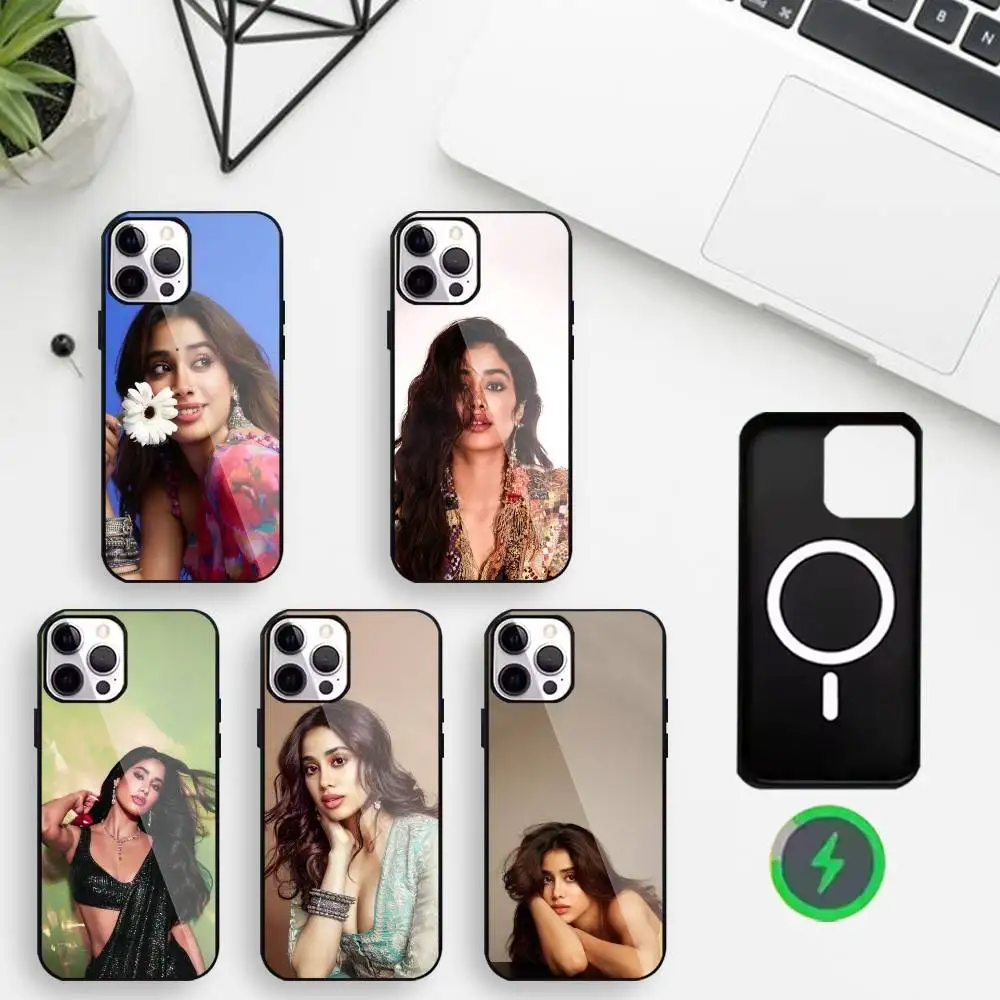 

J-Janhvi K-Kapoor Dhadak Debut Phone Case For iPhone17,16,15,14,13,12,Wireless charging protective case soft cover
