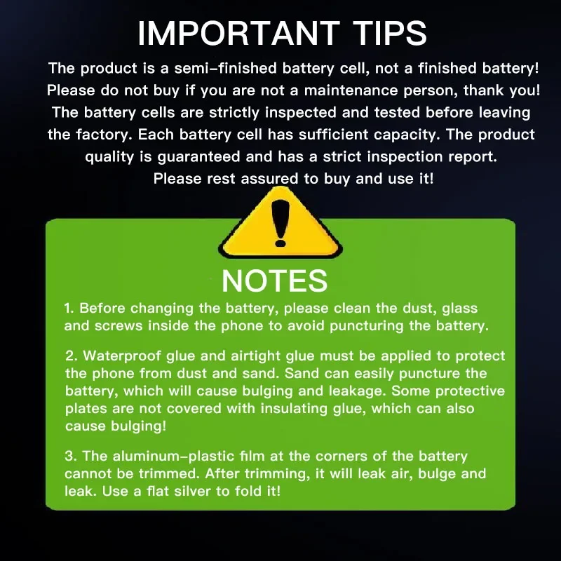 Rechargeable battery (NO BMS protective cable) For iPhone XR X Xs 11 12 13 14 15 Pro Max SE  Welding to solve the pop-up problem