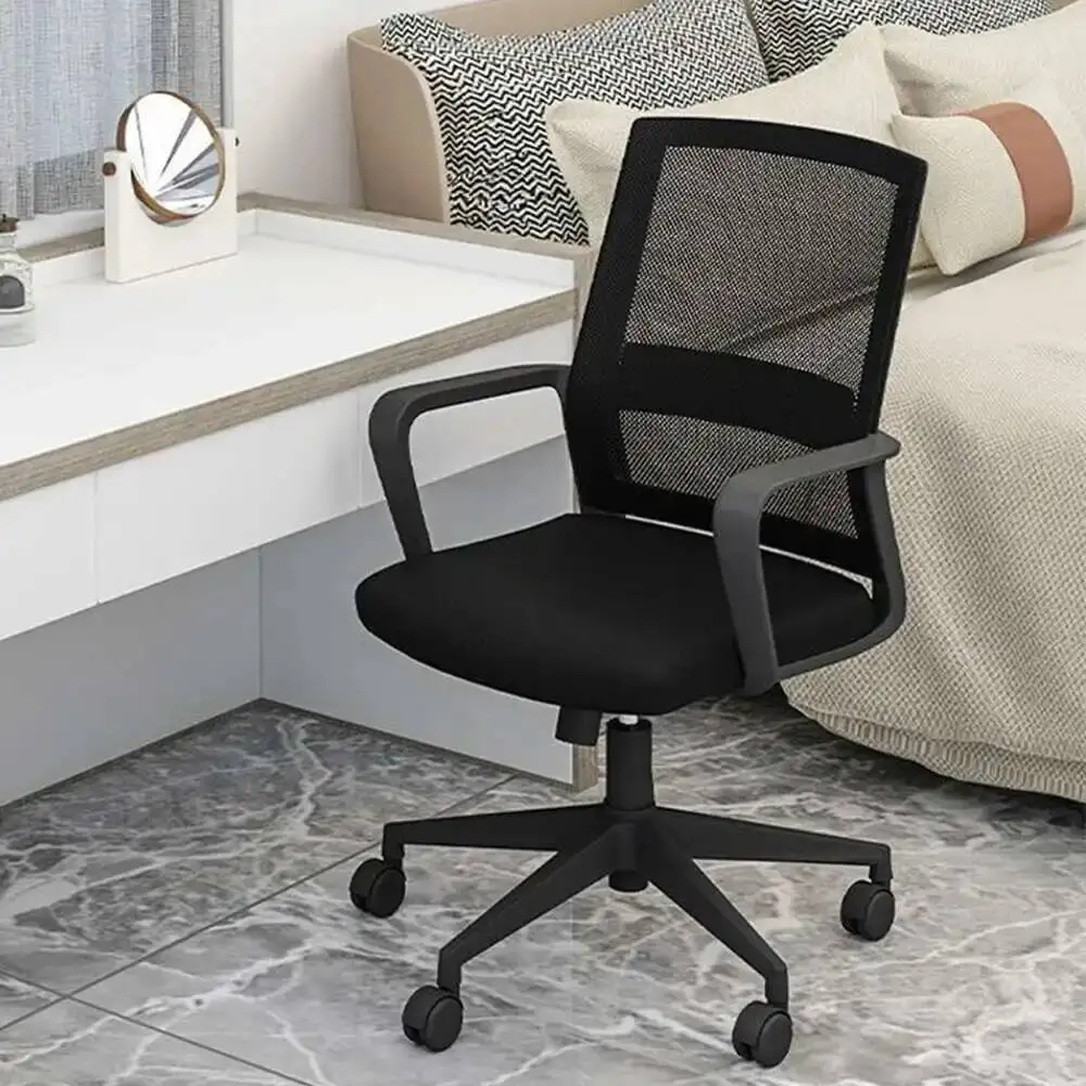 

Chair Modern Simplicity Office Ergonomics Computer Stool Back Support Rotate 3D Headrest Lifting And Lowering Furniture