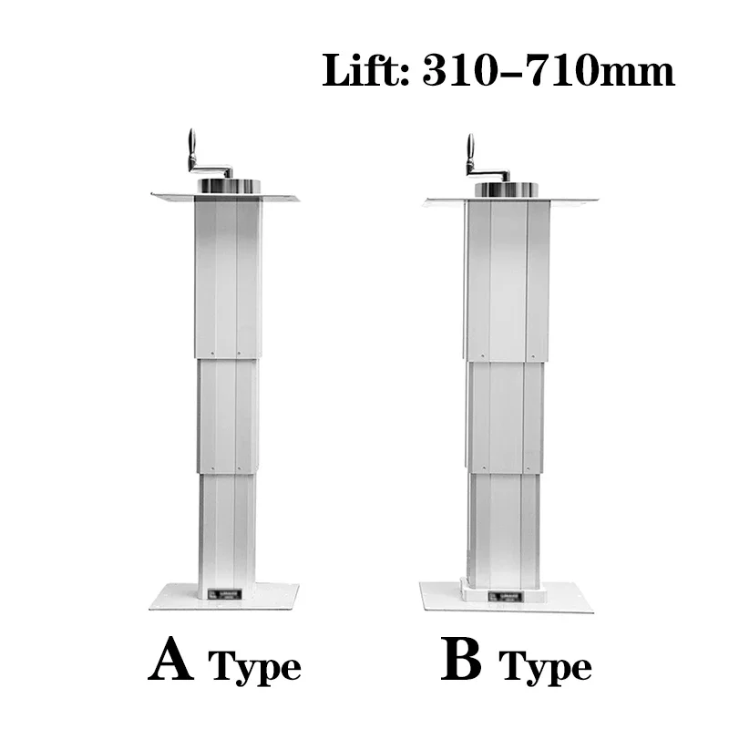 lift manual lifting table Max 65kg lift platform Lift 310-710mm for Manual adjustment height with remote swtich