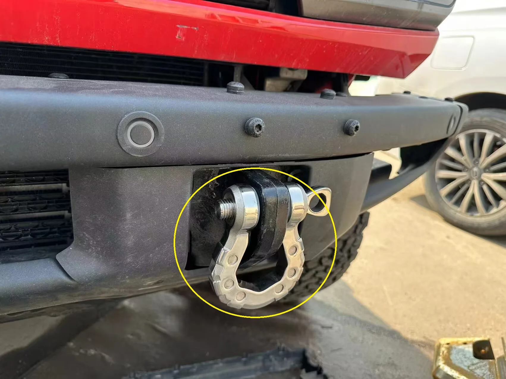 Towing Hook stainless Steel U-Shaped Load 10T for Off Road Vehicle, JK 2007-2017, JL 2018-2024,Truck,ATV,UTV Kit 1303 Lantsun