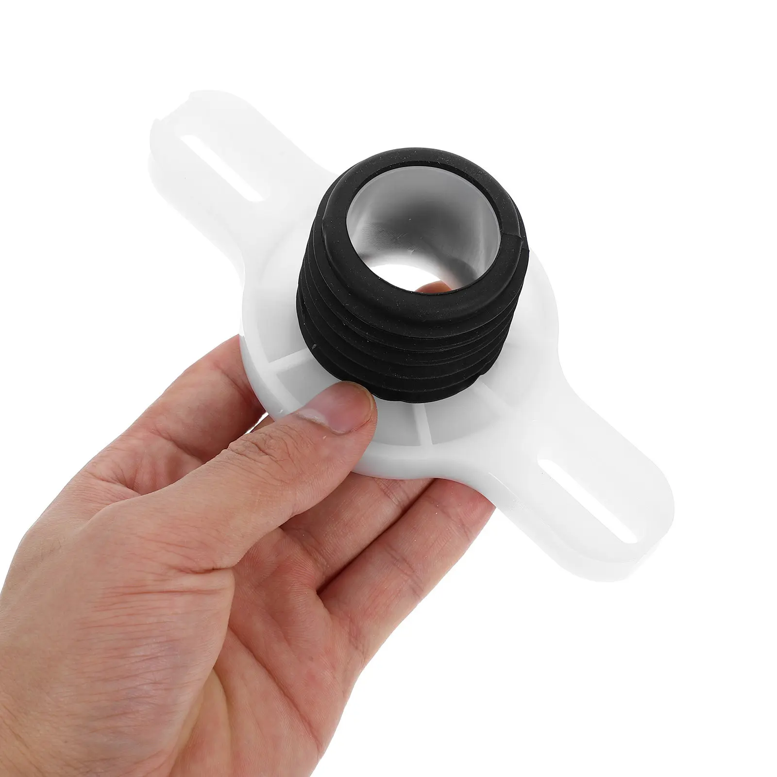 

1Set Urinal Wall Gasket Connector Easy Installation Bracket for Bathroom Commercial Use Flange Set Gasket Connector