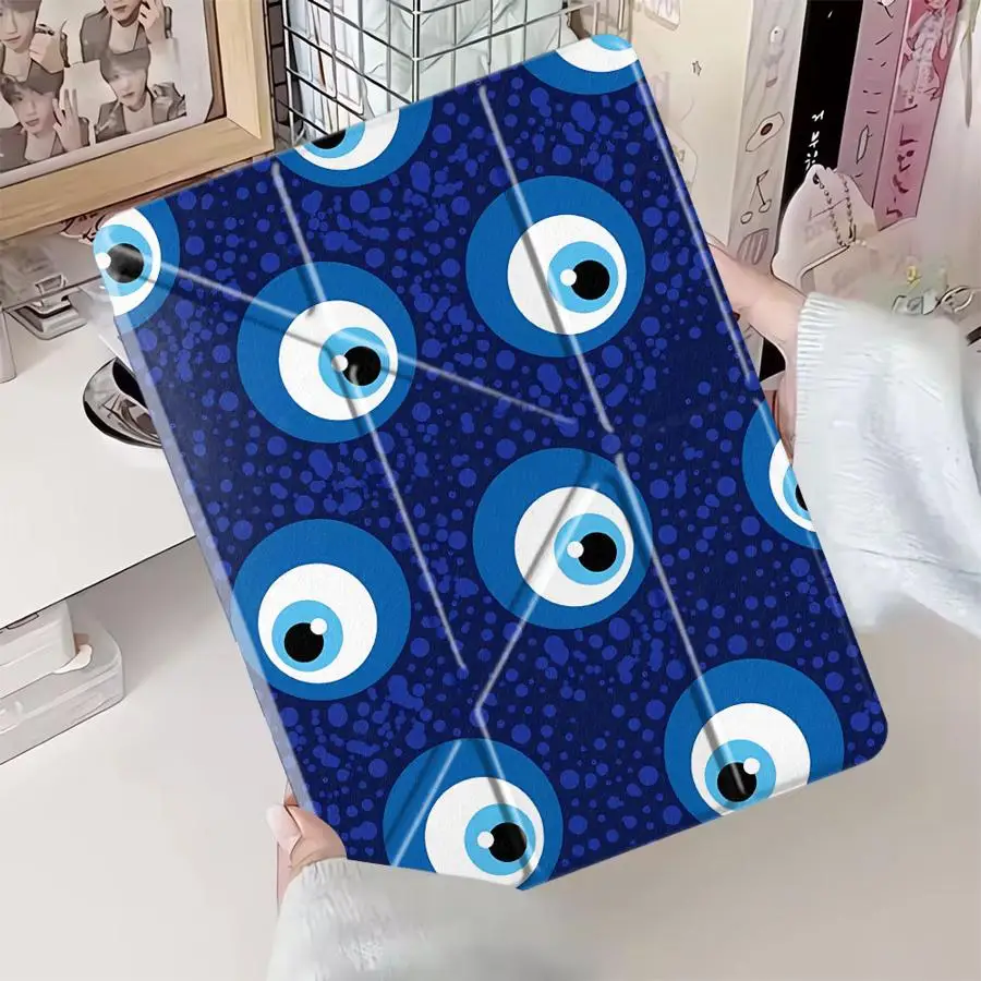 Holder Cover Tablet Case For iPad Pro 2025 Mini 6 7 Air 4 5 M3 M2 M4 11inch Pro 11th 10th 9th 8th 7th 12.9inch Creative Eye 5