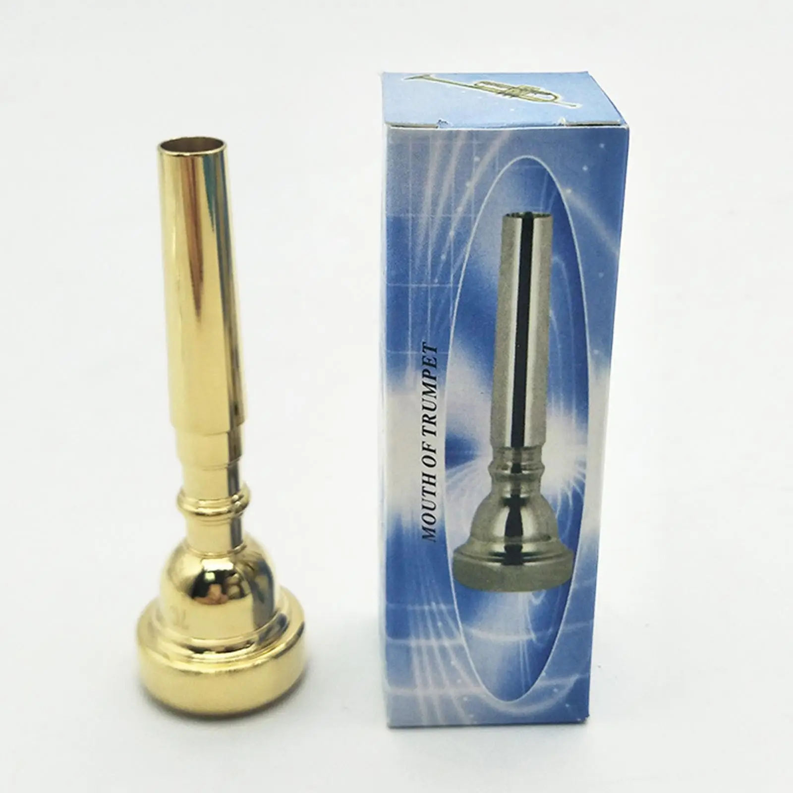 

Металлический мундштук для трубы с гравировкой, детали для музыкальных инструментов, аксессуары для продвинутых музыкантов и начинающих.