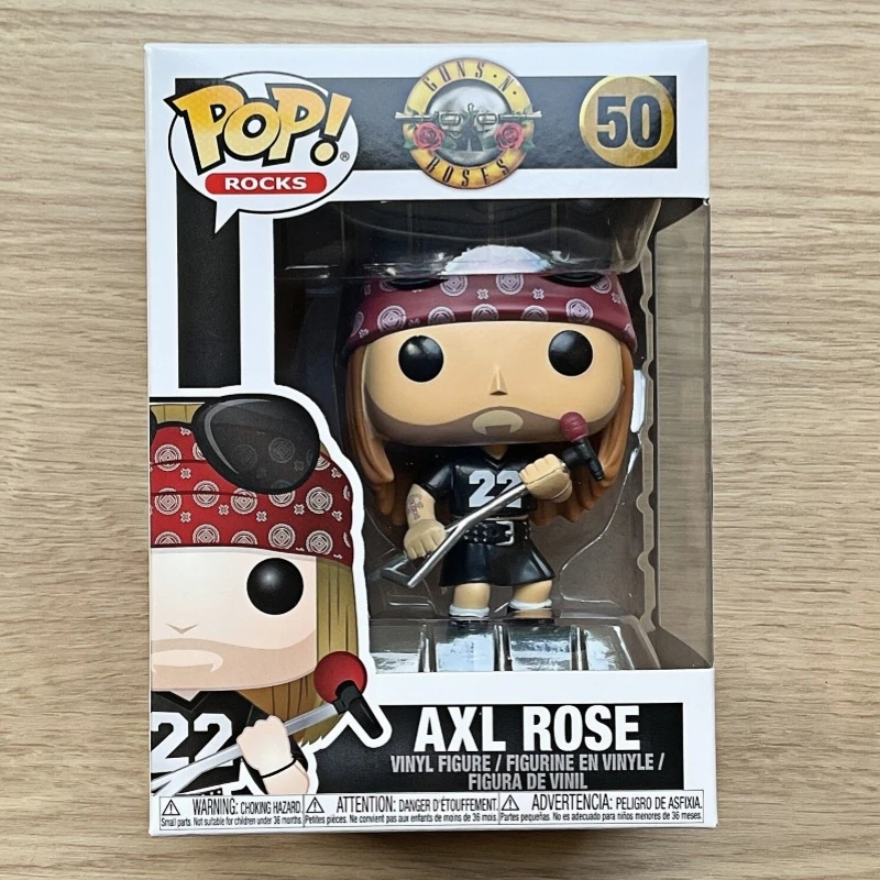 Rocks Guns N' Roses Axl Rose #397 Chase #50 Funko Pop! Original Vinyl Figure Music Collectible Model Desktop Ornament Toy Gift - view 2