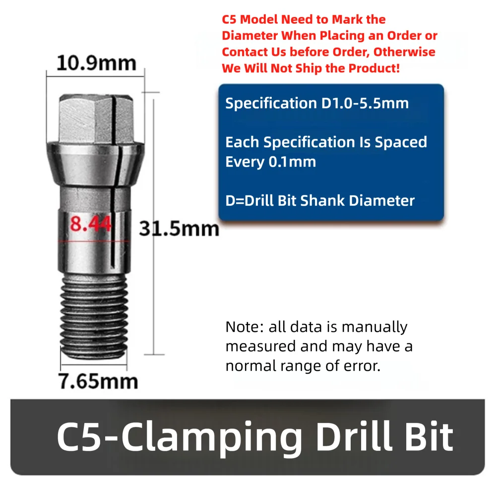 Maschinenspannzange für Gewindebohrer 4mm CT4/CT5/CT6/CT9/CT12/CT14/CT16 S2.5 S3.0 CNC-Teile Metallspindelwerkzeug Werkstückhalterung – Detail 10