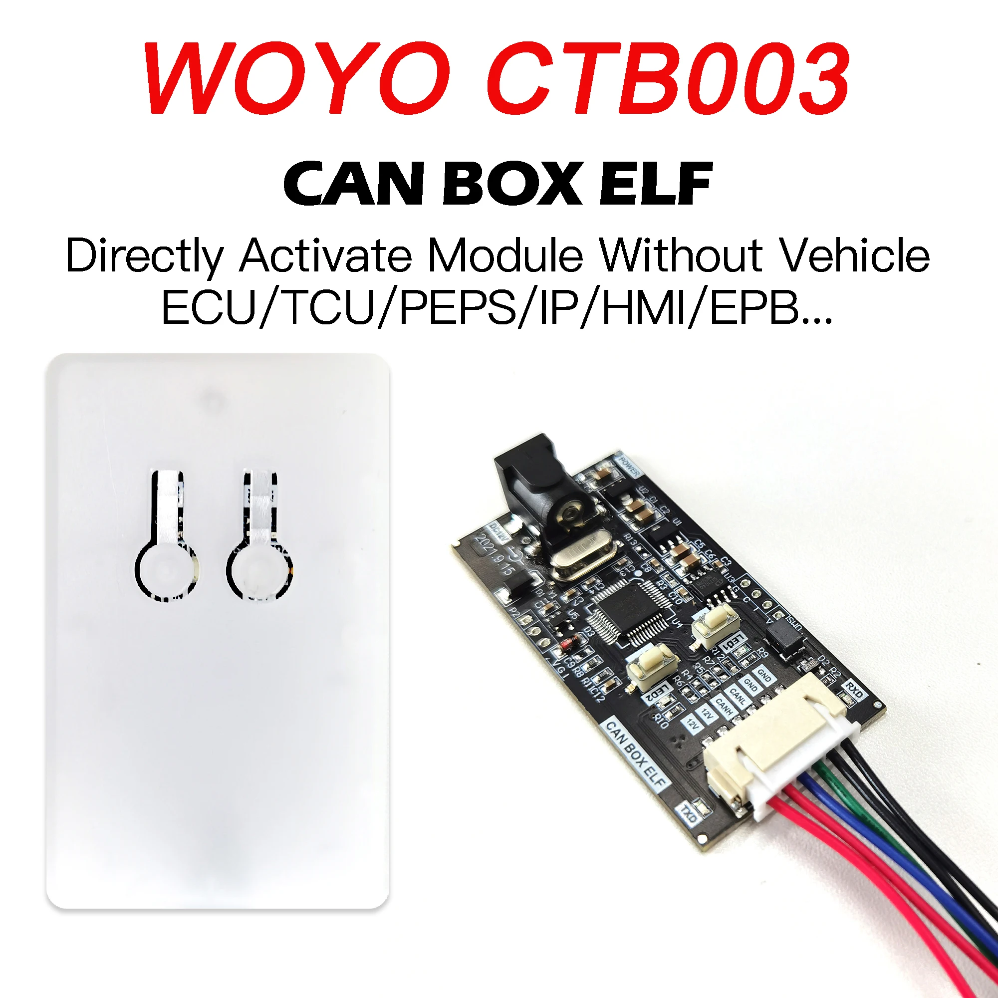 

WOYO CTB003 CAN Protocol Collection Recording And Playback Box CAN Protocol Collector Car Instrument Central Control Boot Box