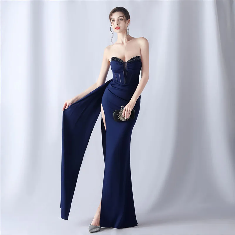 DongCMY Luxury Fish Bone Waist 2025 High-end Mermaid Prom Dresses Wedding Party Dress Formal Occasion