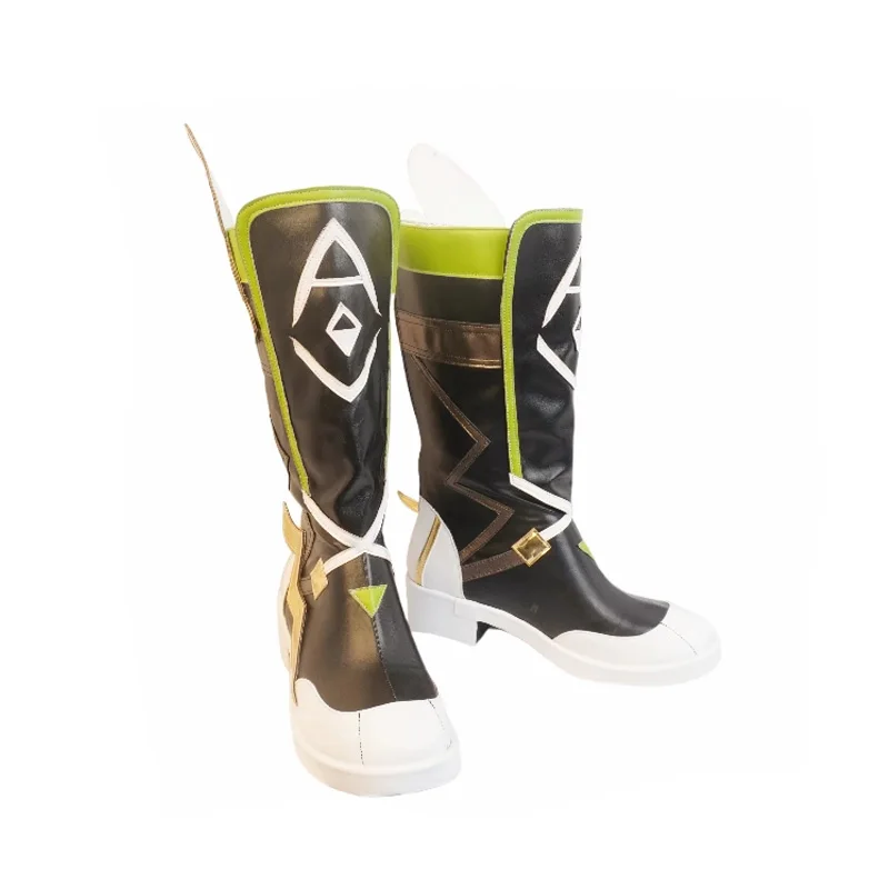 Anime Game Genshin Impact Kachina Cosplay Schoenen Mannen Vrouwen Halloween Party Carnaval Rollenspel Outfit Prop Lange Laarzen