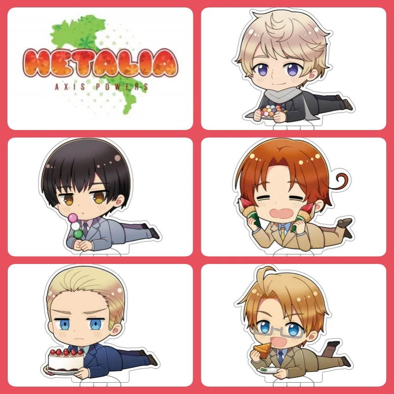 Extremely Hot Anime Hetalia Axis Powers Acrylic Stand Doll Germany Italy France China Figure Model Plate Cosplay Toys 10cm