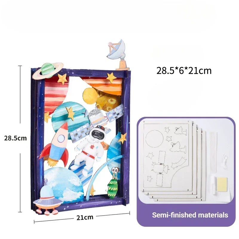 Assemble Craft Toys for Children Science Handmade Kids  Drawing Toy Painting Craft Kits Educational Creativity for Children