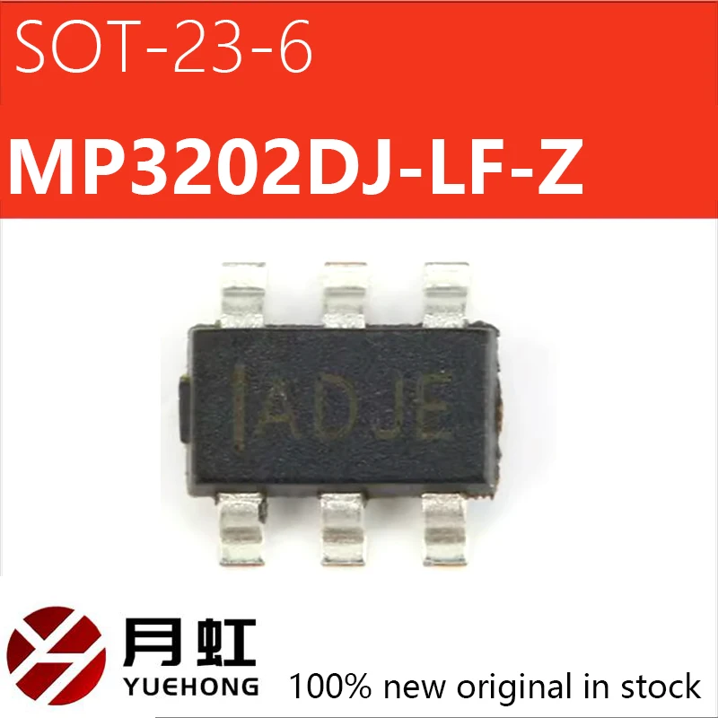 1/10/100pcs Original genuine patch MP3202DJ-LF-Z SOT-23-6 LED lighting driver IC chip