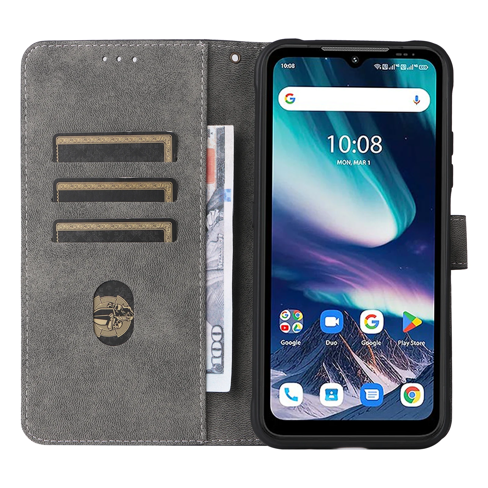 Flip Leather Cover For Umidigi Bison X20 6.53