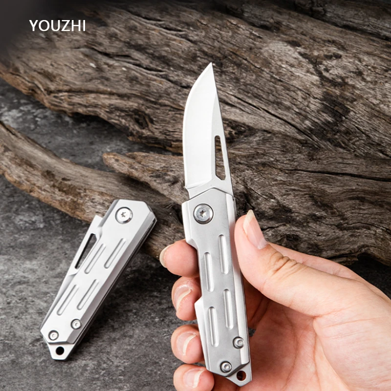 

Stainless Steel Folding Knife D2 High Hardness Selfdefense Folding Knife Camping Survival Knife Multifunctional Folding Knife