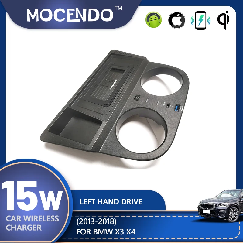 

Для BMW X3 2013-2018 X4 2014-2018 автомобильное зарядное устройство accesorios de auto беспроводное зарядное устройство для автомобиля fit xiaomi, автомобильное зарядное устройство для телефона iphone