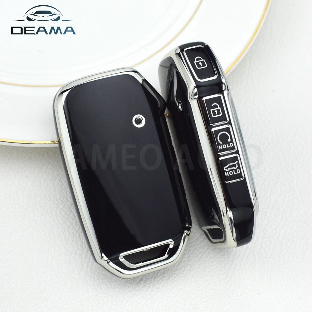 4 Buttons TPU Soft Key Shell for Kia Sportage for Kia Ray Sorento Soul Telluride Cerato 2020 K5 K8 2022 Car Key Case Cover Shell