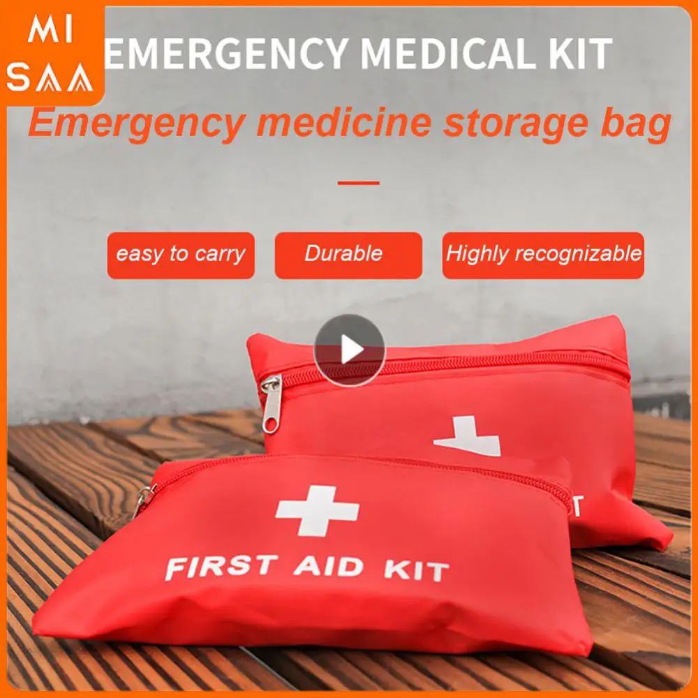 Treatment Bag Mini First Aid Traveling Camping Storage First Aid Kit Portable Insect Proof Hiking Emergency Survival