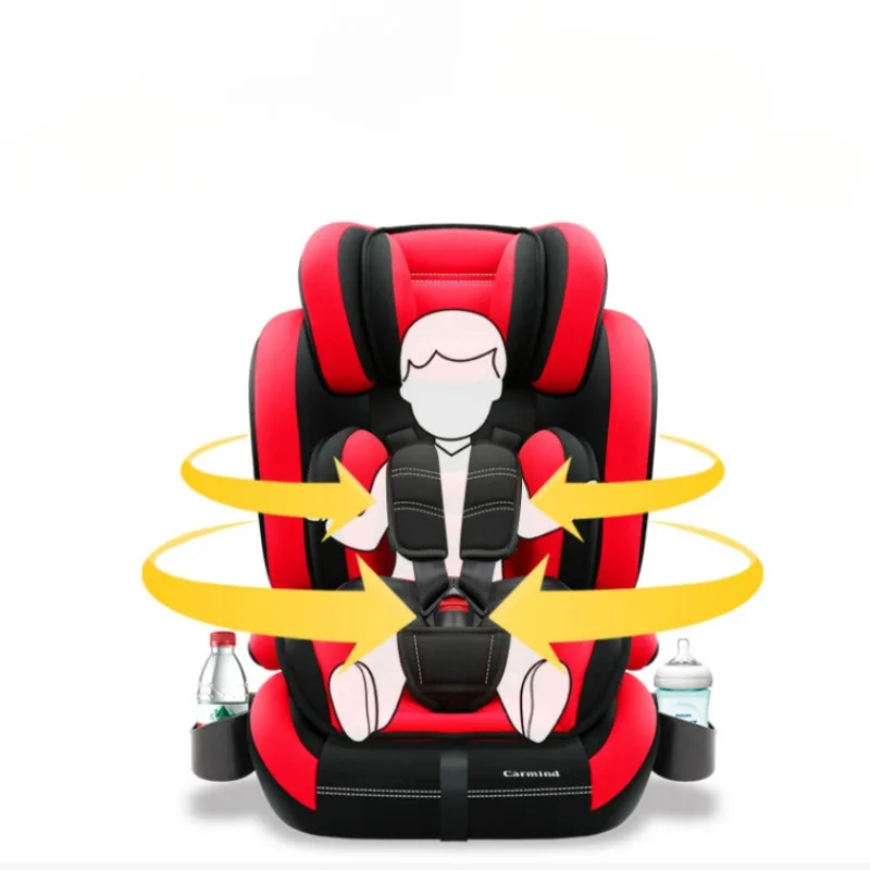 EG83 Foldable Travel Car Seat for Kids, Compact Safety Booster for 9 Months to 12 Years, Adjustable Baby Chair, Portable