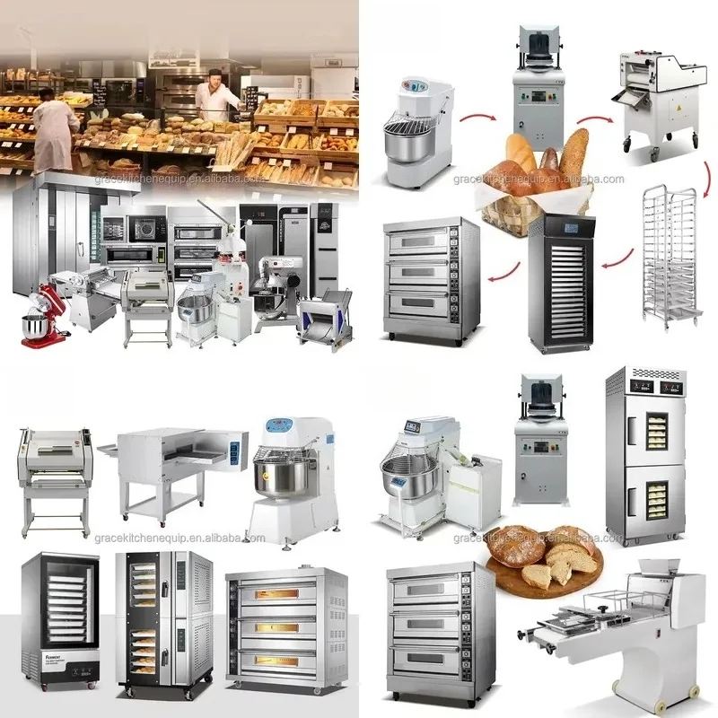 Complete Commercial Bakery Equipment | Bread & Cake Baking Oven Machines for Pastry Shops and Industrial Boulangeries