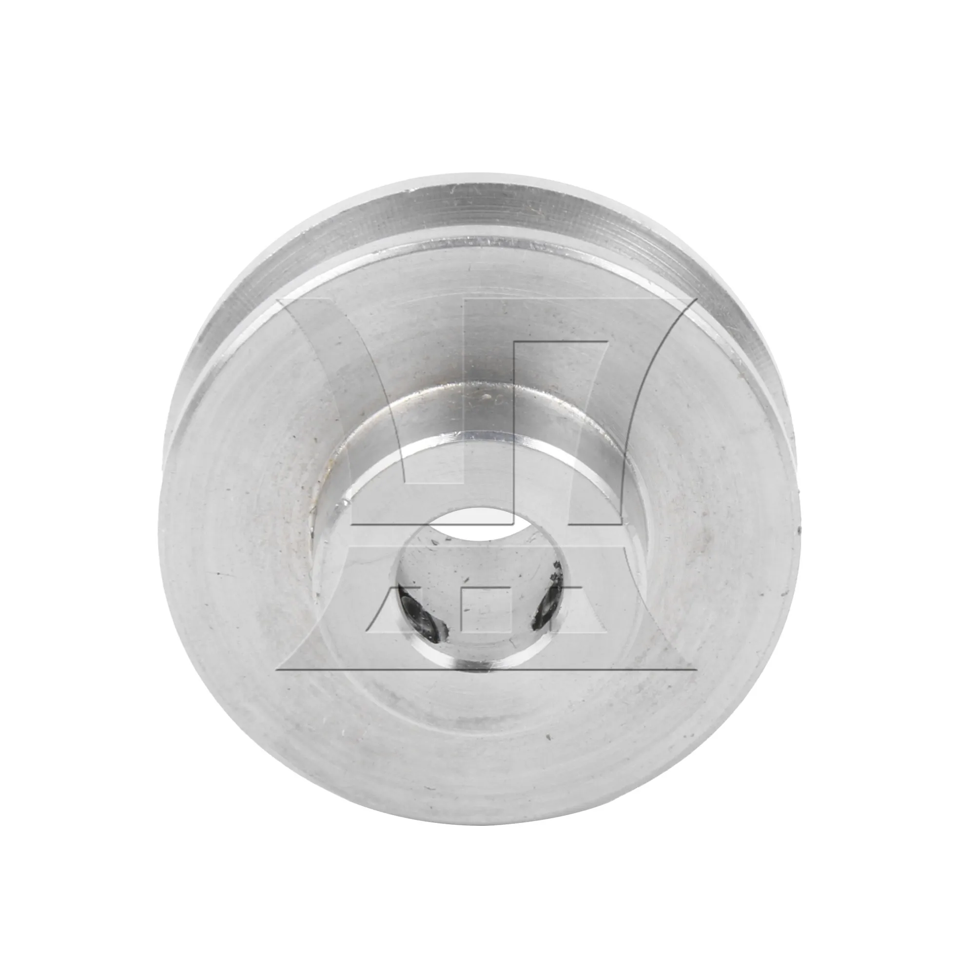 

CNBTR Silver Alloy A Groove Drive Pulley 31x8mm Motor Shaft Pulley for 3-5mm Round Belt Power Transmission