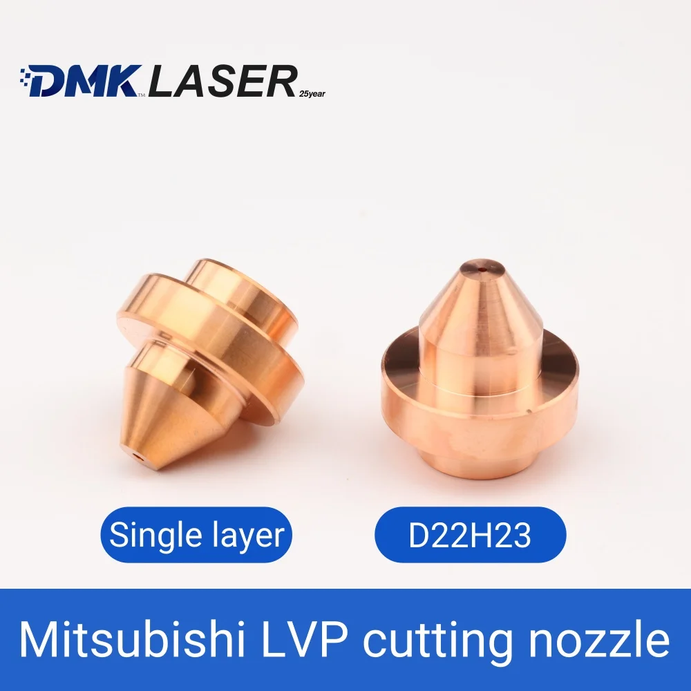 LVP Mitsubishi D22 H23 single-layer cutting nozzle high-speed cutting of high quality copper for Mitsubishi laser accessories