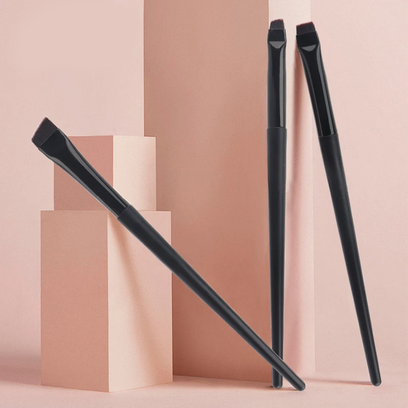 1pcs Eyeliner Makeup Brush Eyebrow Contour Brushes Eyelids Lying Silkworm Brush oblique Professional Eye Liner Cosmetic Tools