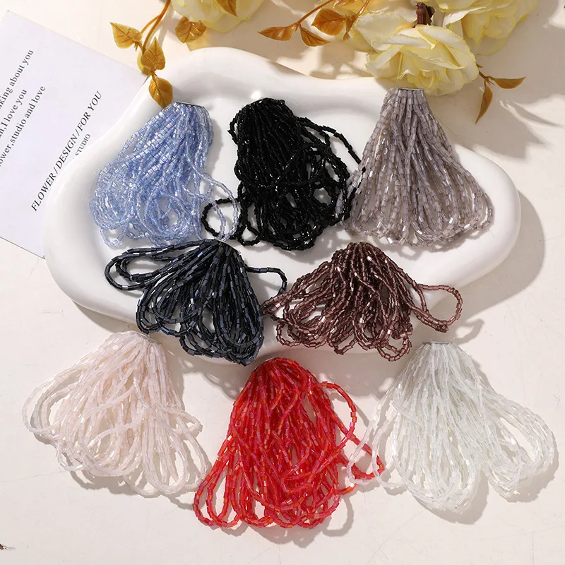 Shoe Charms Tassel Crystal Waterfall Flower Bohemian DIY 1 Piece for Clogs Sandals Summer Travel Vacation Lightweight Elegant