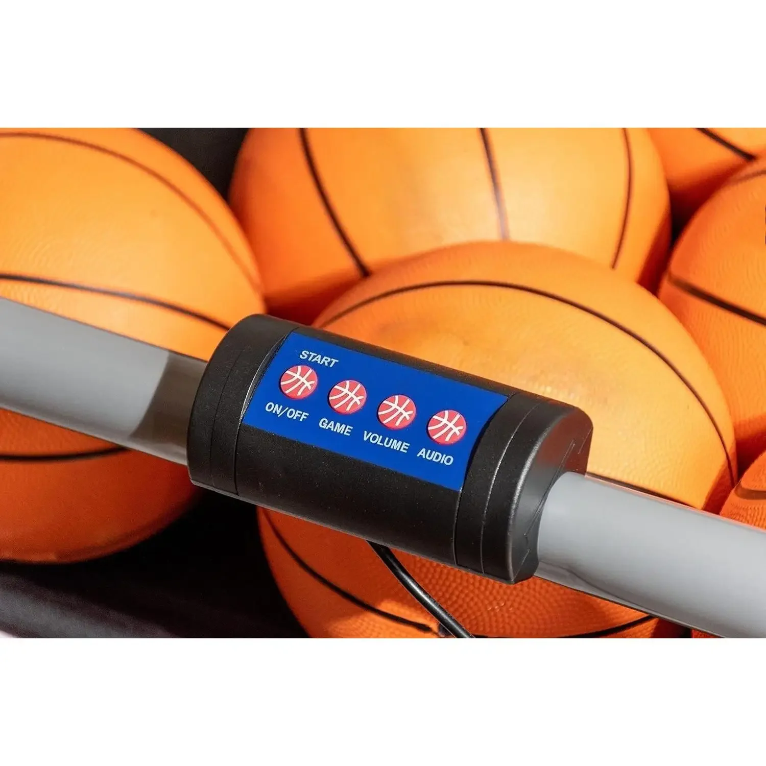 لعبة كرة السلة الرسمية الداخلية/الخارجية ذات اللقطة المزدوجة - مقاومة للطقس - 16 لعبة مختلفة - 6 خيارات صوتية - تقريب 100٪