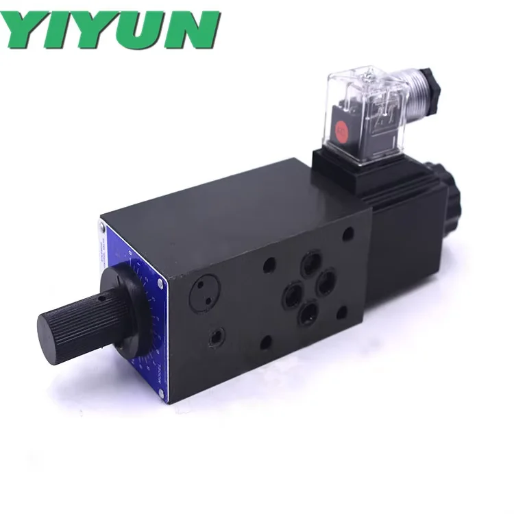 Stacking type electromagnetic speed regulating throttle valve MFST-02 MFSA-02 MFSB-02 MFSP-02 MFST-03 MFSA-03 MFSB-03 MFSP-03