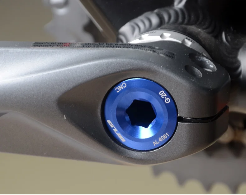 GUB Bicycle Crank Cover Bolt Mountain Bike Bottom Bracket Chainwheel Screws MTB Crankset Fixing Bolt Screw for SHIMANO