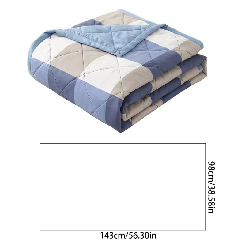 Cooling Comforter Refreshing Bedspread, Cool to the Touch Fabric Cooling Blankets for Hot Sleepers, Easy Care Thin Quilt