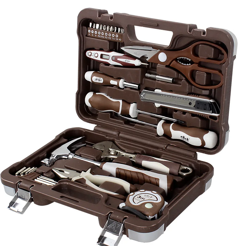 

27pcs Electrician Maintenance Tools Kit Electrician Hardware Tools Set Multi-Functional Portable Hardware Tool AK-E027