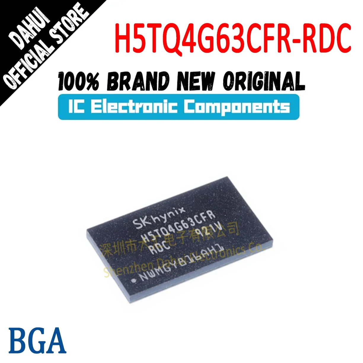 

H5TQ4G63CFR-RDC FBGA-96 256M*16-bit DDR3 Particle Cache Chip New Original