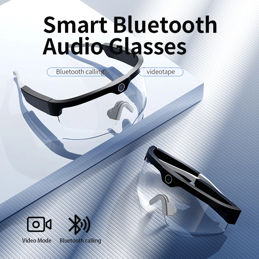 Smart Bluetooth glasses camera sports glasses photography 4K HD driving recorder listening to music and making calls