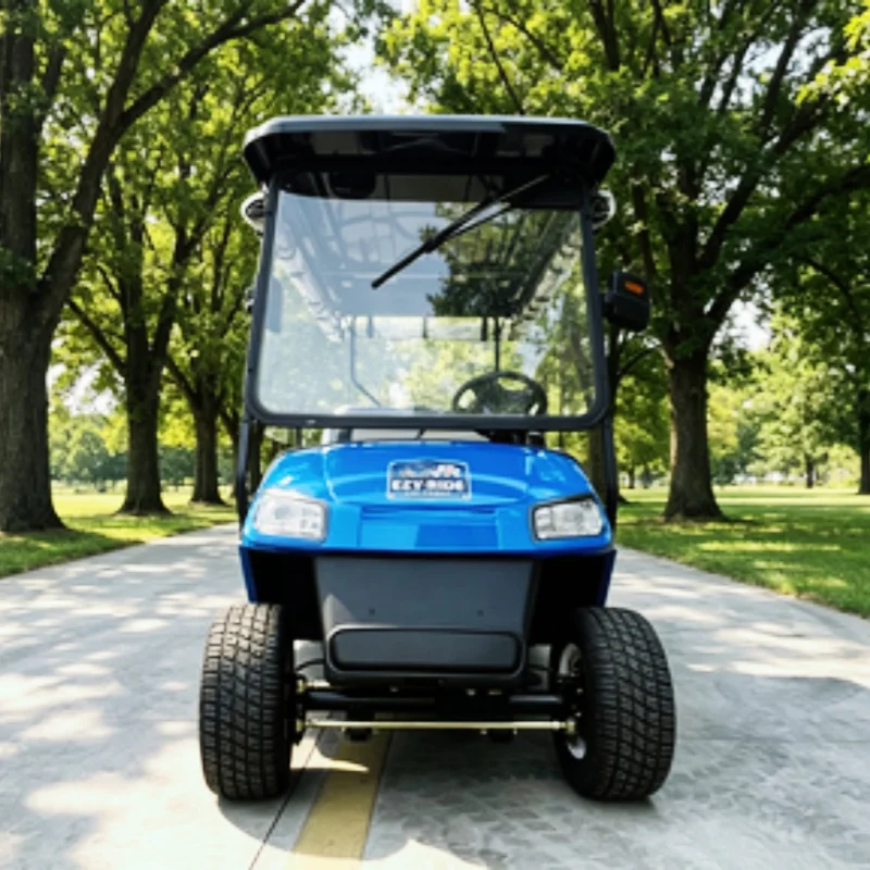 2026 New Electric Golf Cart, 2/4/6/8 Seats Best Price Golf Carts With Golf Bag Rack And Basket Sand Box Rain Cover