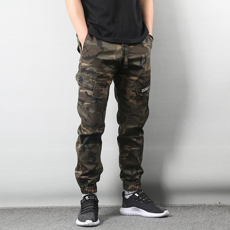 Camouflage Summer Pants Men Casual Streetwear Pants Male Outdoor Hiking Tactical Army SweatPants Jogging Cargo Pants