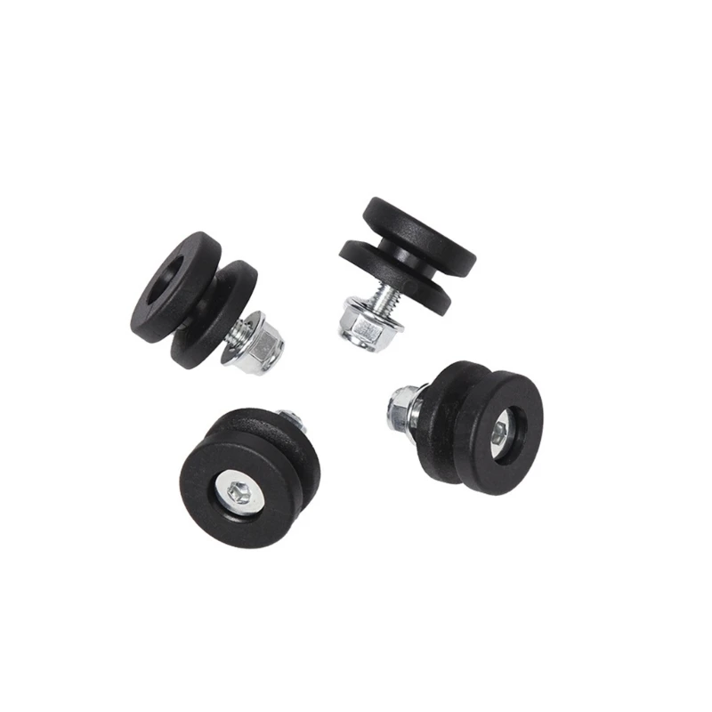 

652F 4Pcs Antislip Rubber Grommets Featuring Quick Release for Easy Motorcycle Trunk Installation Universal