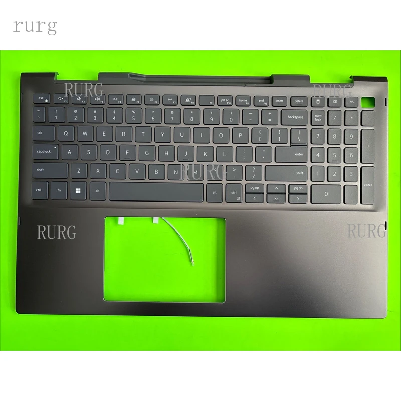 

R+ for Dell Inspiron 15 7506 2-in-1 Palmrest With Backlit Keyboard Brown 06MTCV B40,6