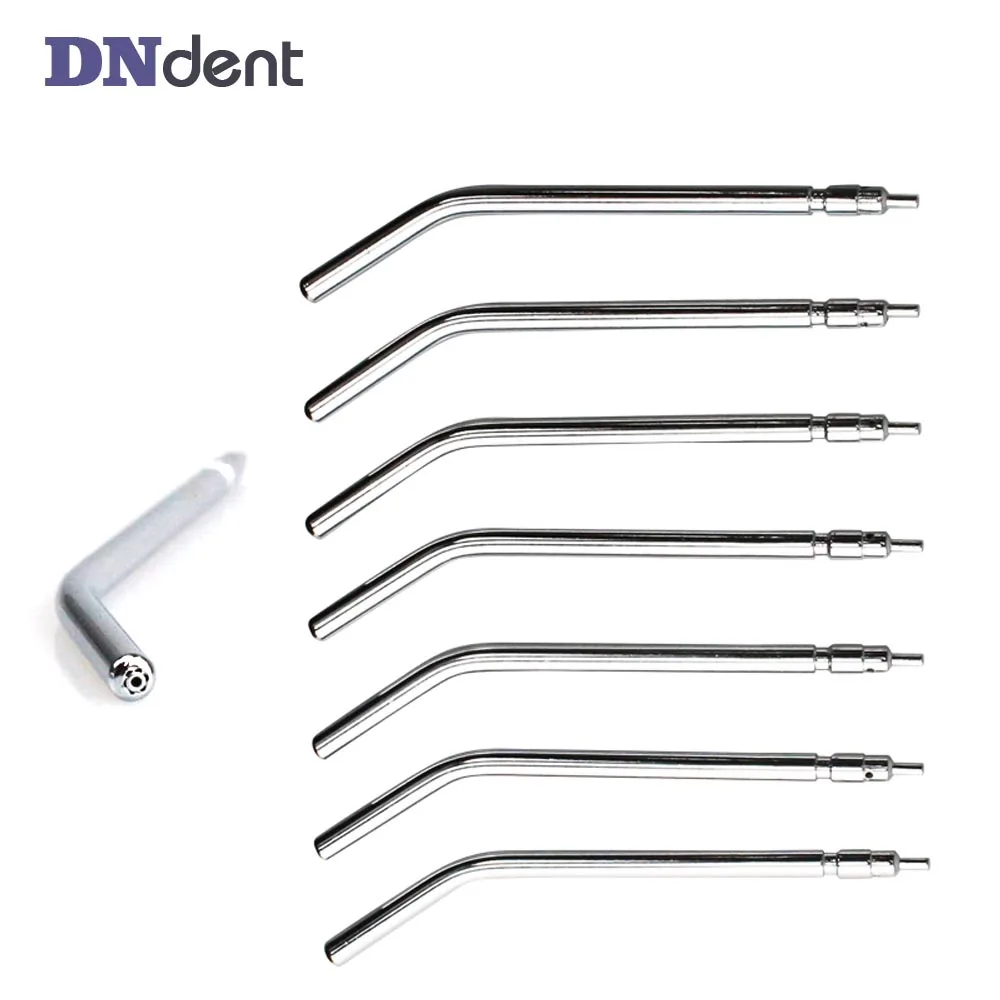 

10PCS Dental 3 Way Syringe tips Air Water Spray Nozzle Quick Connect Tips Stainless Steel Handle Dentistry Accessories