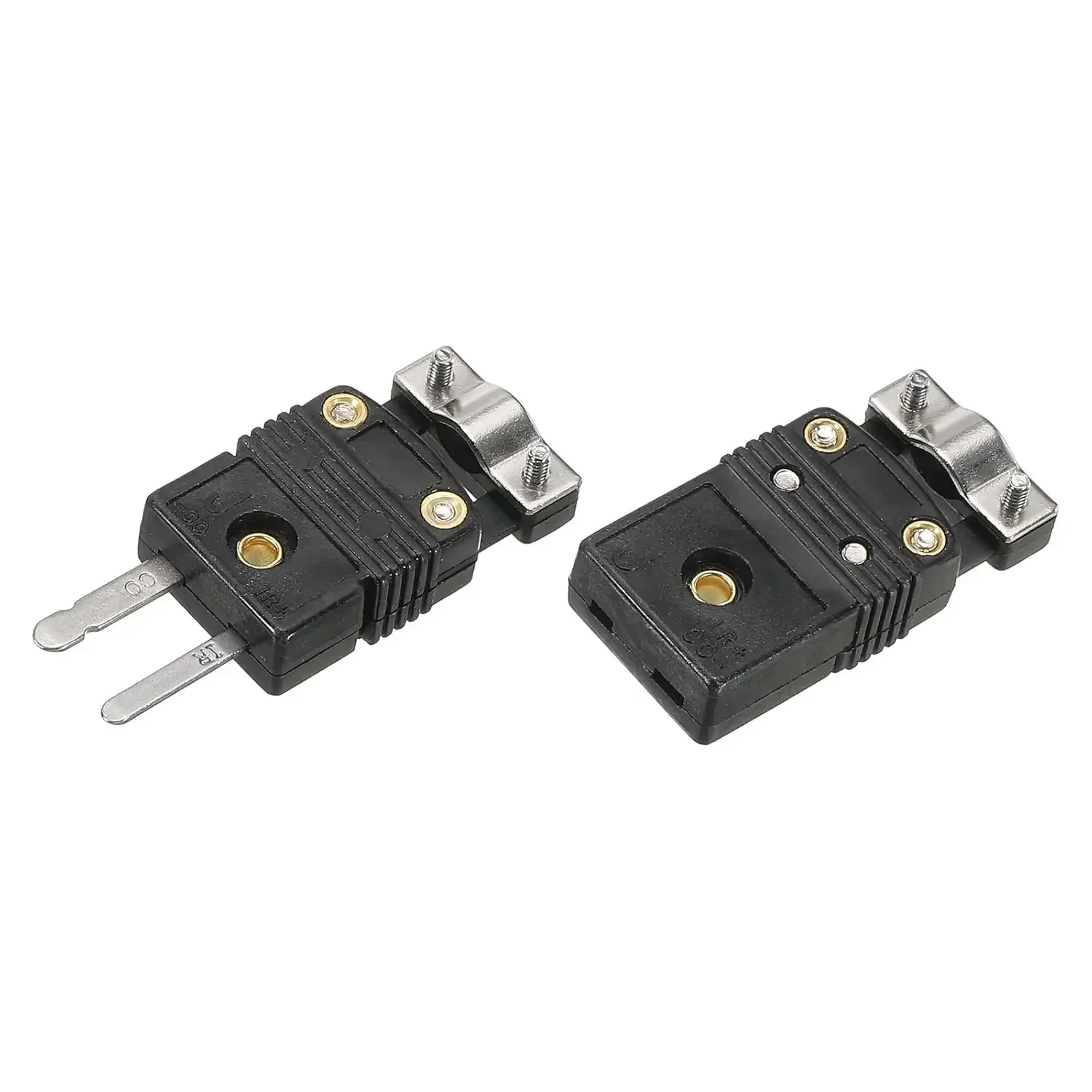 

2pcs Mini J Type Thermocouple Wire Connectors Male Female Plug Adapter smpw High Temperature 220°C(428°F) temperature sensor