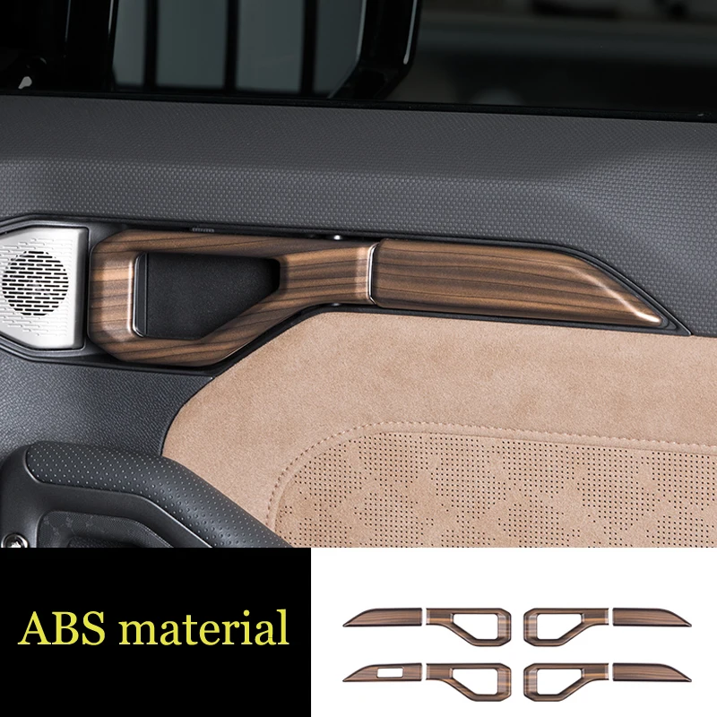 For Chery Jetour T2 2024 2023 Car Styling Wood Grain Central Control Gear Panel Gear Shift Cover Air Outlet Auto Accessories