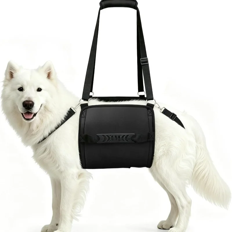 リハビリ用犬用リフトハーネス（ハンドル付き）、階段昇降用調節可能なスリング、acl手術回復、関節炎による後肢のサポート
