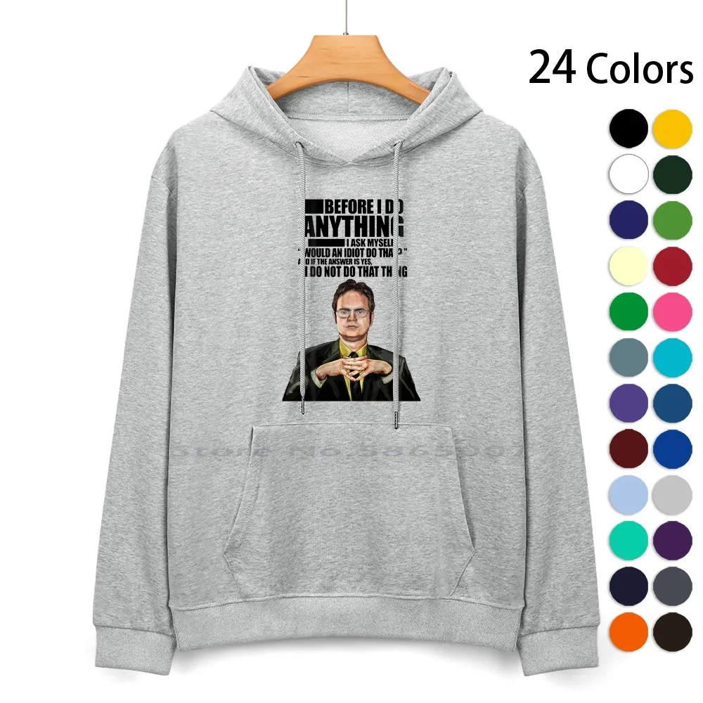 

The Office-Dwight K. Schrute Pure Cotton Hoodie Sweater 24 Colors The Office Dunder Mifflin Michael Paper Company Fact Dwight