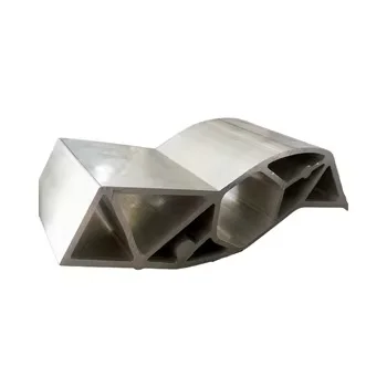 مصنع التخصيص مخصص كبير مقذوف الألومنيوم الشخصي لستارة الجدار الألومنيوم ملف بنتوء المواد #5