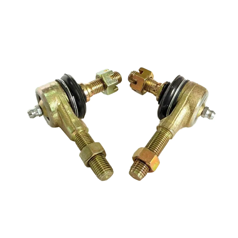 

1 пара комплектов наконечников рулевой тяги M10-M10, смазочный фитинг для шарового шарнира, подходит для китайского электрического квадроцикла 50cc 110cc 150cc 200cc 250cc 300cc Buggy